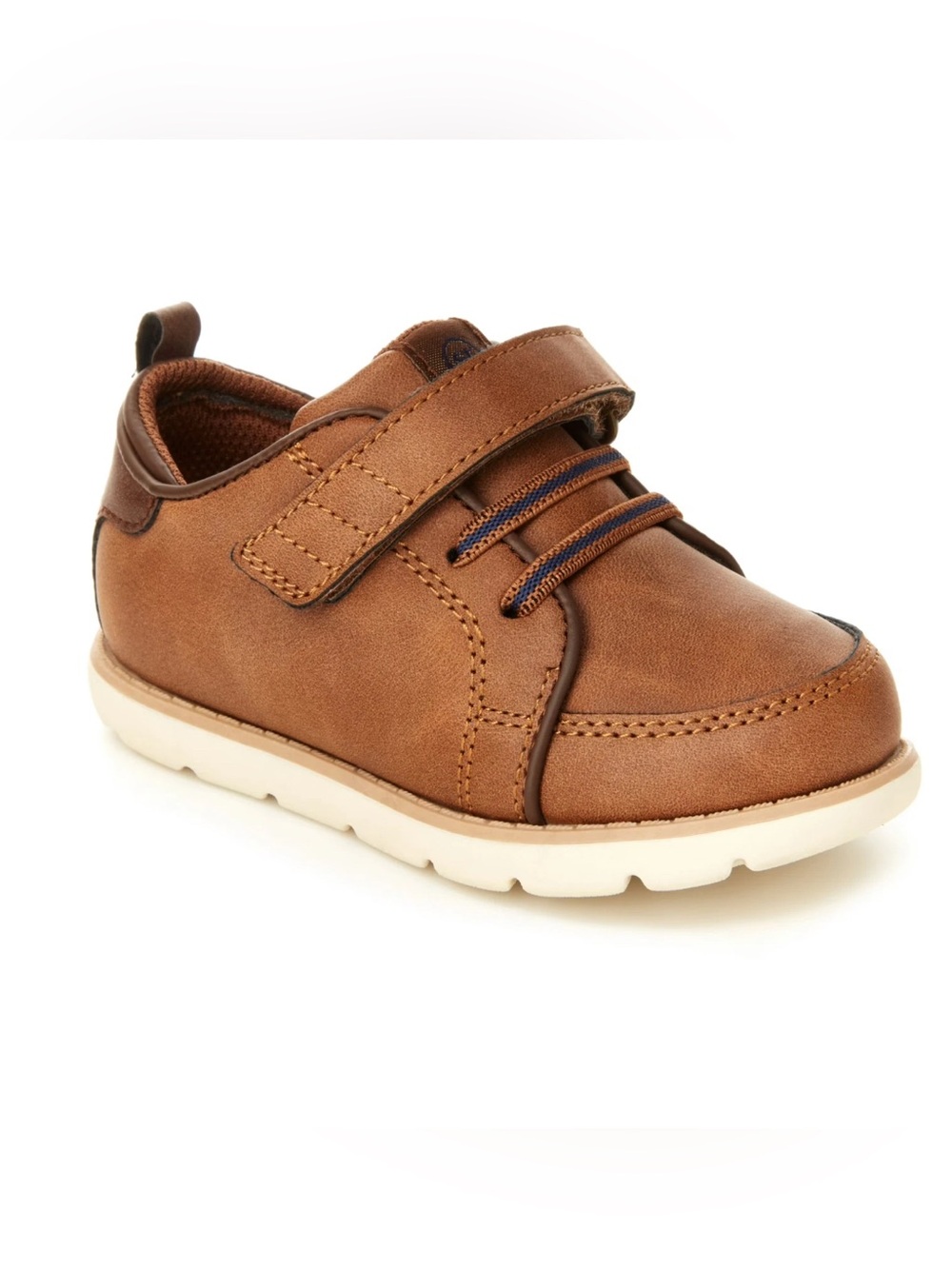Stride Rite Boys Brown Ethan Sneaker with Cream Sole, size 7M
